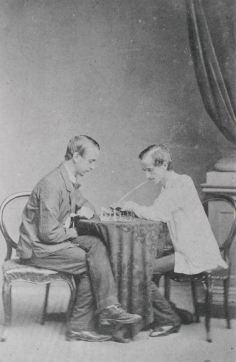 Albert en Henry James Woodbury